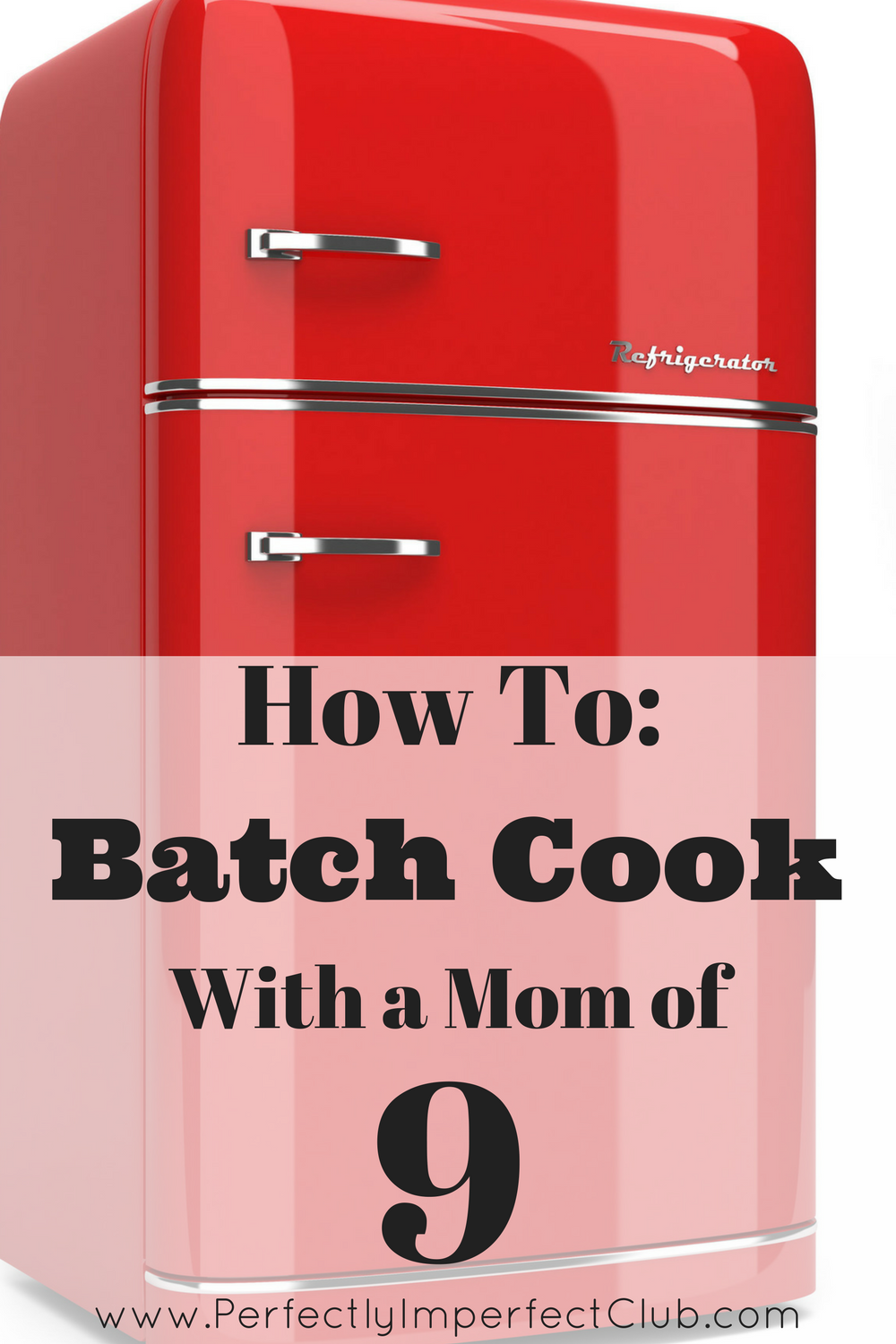 This Mom of 9 uses batch cooking to shave 15-30 minutes off of meal prep time!