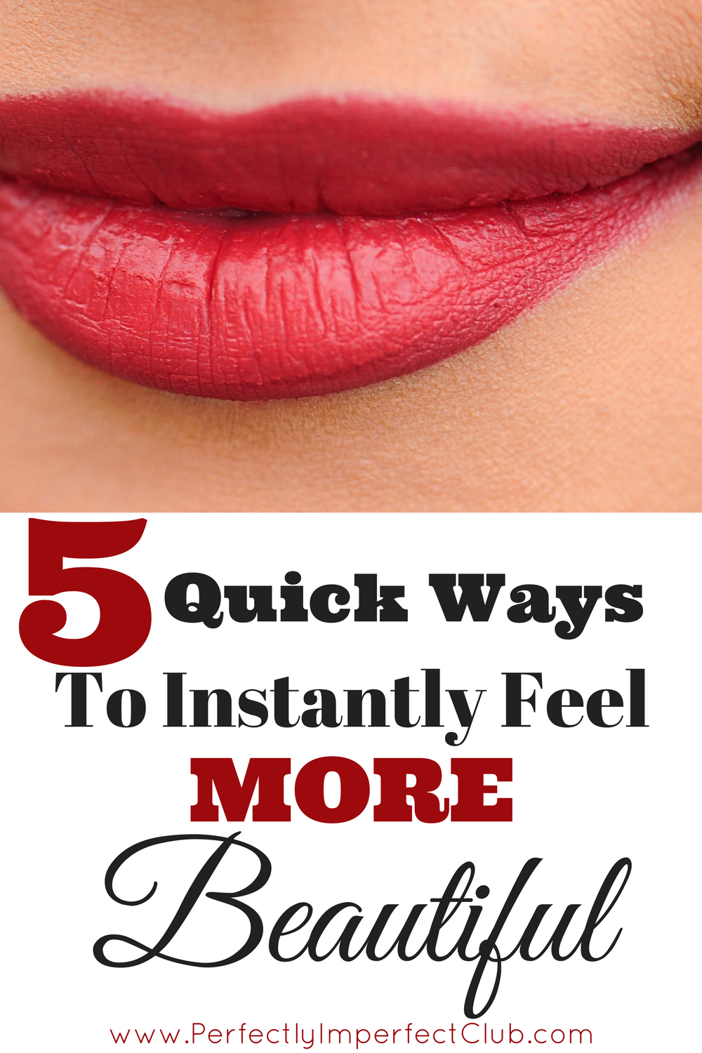 When I need a quick beauty boost in the afternoon, I pick one or two of these tips! I feel more beautiful in no time!