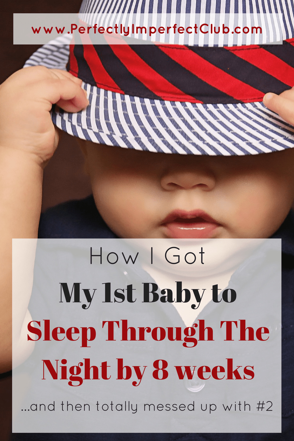 I got my first baby to sleep through the night by 8 weeks, but mothered totally differently for #2 and paid the price.